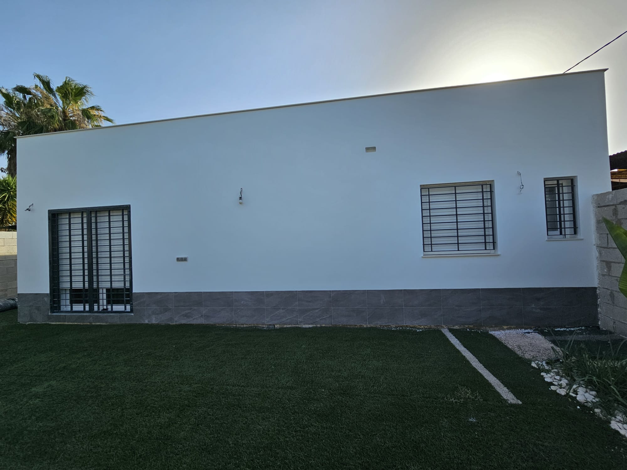 Mortero proyectado — trabajo realizado
