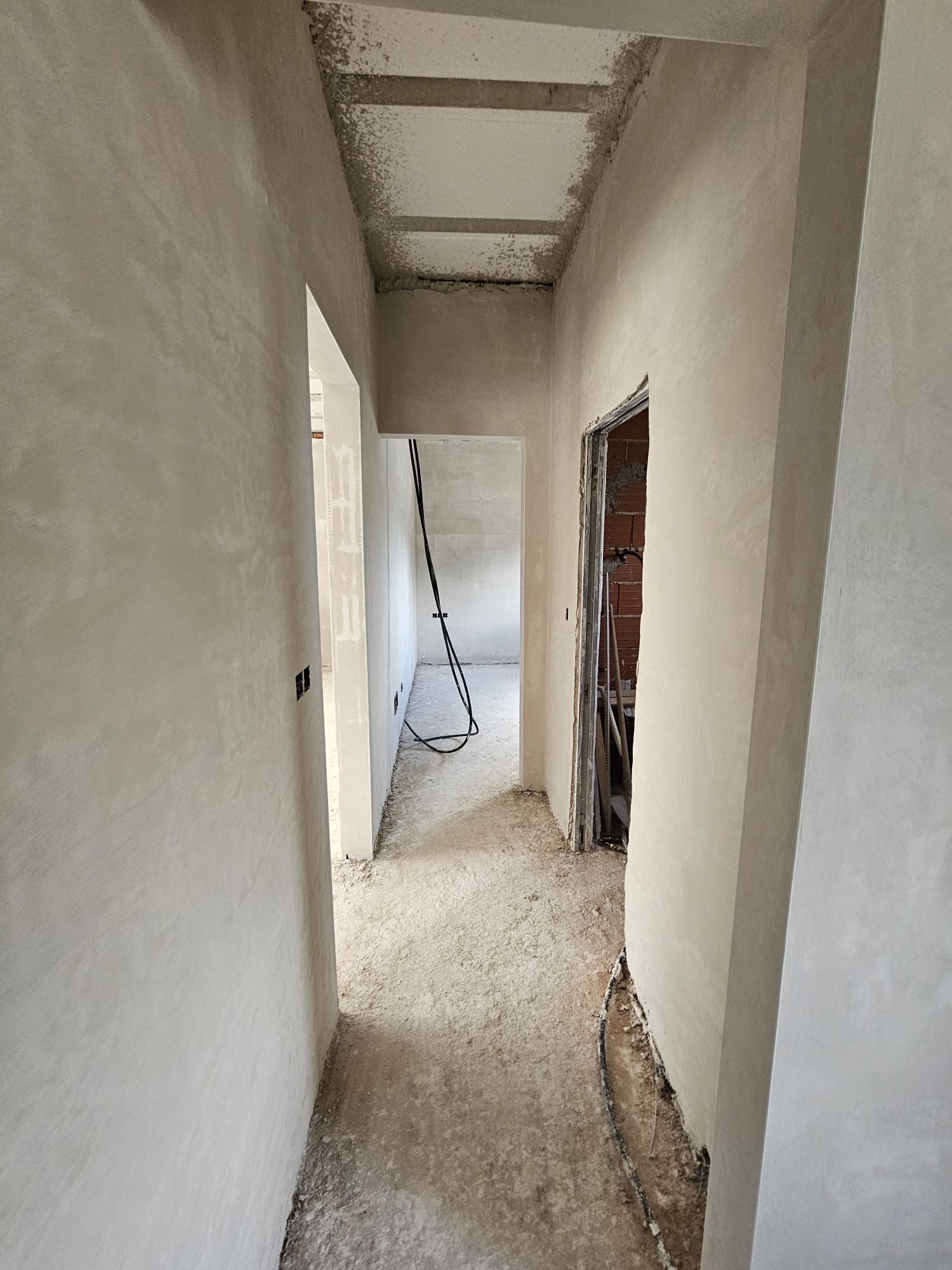 Yeso proyectado — trabajo realizado